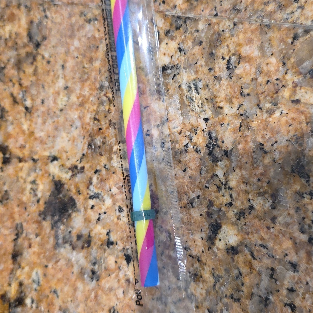 New Starbucks Rainbow Reusable Straw - Picture 2 of 3